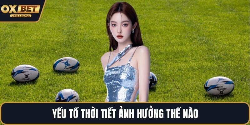 Yếu tố thời tiết ảnh hưởng thế nào