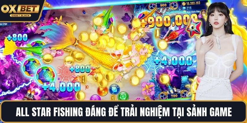 All Star Fishing đáng để trải nghiệm tại sảnh game